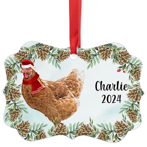 Brown Rhode Island Red Chicken Hen Christmas