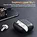ESR Protective Cover for AirPods Pro (2019 Release), Metro Light AirPods Carrying Case with Keychain & Keyring, Shock-Resistant, Visible Front LED, Black