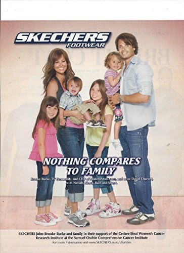 **PRINT AD** With Brooke Burke For 2009 Skechers Shoes Brooke BUrke; David Charvet