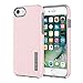 Incipio DualPro iPhone 8 & iPhone 7/6/6s Case with Shock-Absorbing Inner Core & Protective Outer Shell for iPhone 8 & iPhone 7/6/6s - Iridescent Rose Quartz/Gray