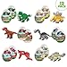 Dinosaur Toys - 12 Surprise Dinosaur Eggs Building Blocks STEM Toys for Boys & Girls - 7-in-1 Kids Toys - Educational Toys Perfect for Dinosaur Party Favors for Kids & Dinosaur Party Supplies