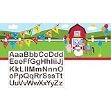 Creative Converting 1 Count Farmhouse Fun Giant Party Banner with Stickers