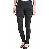Dalia Women's Pull-On Ponte Pant with Built-in Tummy Control Panel