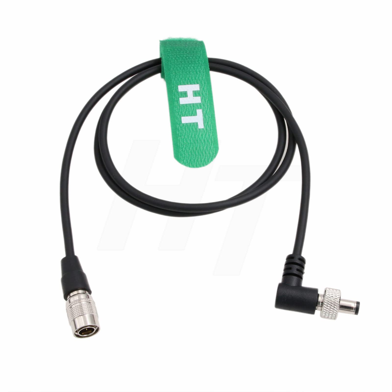 HangTon Hirose 4 Pin Locking DC Coiled Power Cable for Sony F55 Camera SmallHD Atomos Ninja V Monitor Zaxcom Lectrosonics SRc Receiver PIX-E7 80cm
