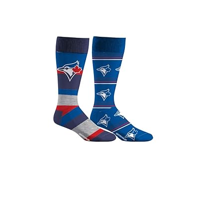 Toronto Blue Jays Dress Socks 2 Pack Mens Shoe Size 8-13 2 Pairs Toronto Blue Jays Dress Socks 2 Pack Mens Shoe Size 8-13 2 Pairs