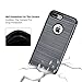 7 Plus Case, iPhone 7 Plus Case - MixcTech [Heavy Duty] Design Soft TPU + Hard PC Dual Layer Full Body Protection for iPhone 7 Plus 5.5 inch (Space Grey)