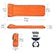 Hikenture Sleeping Pads for Backpacking Ultralight Camping Air Mats with Build-in Pillow(Orange)