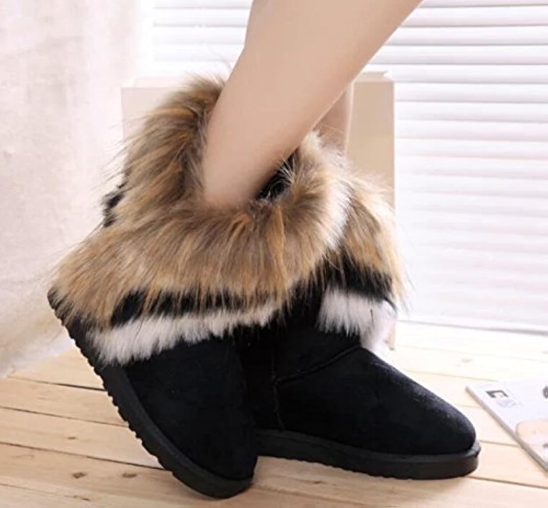 fur boots amazon