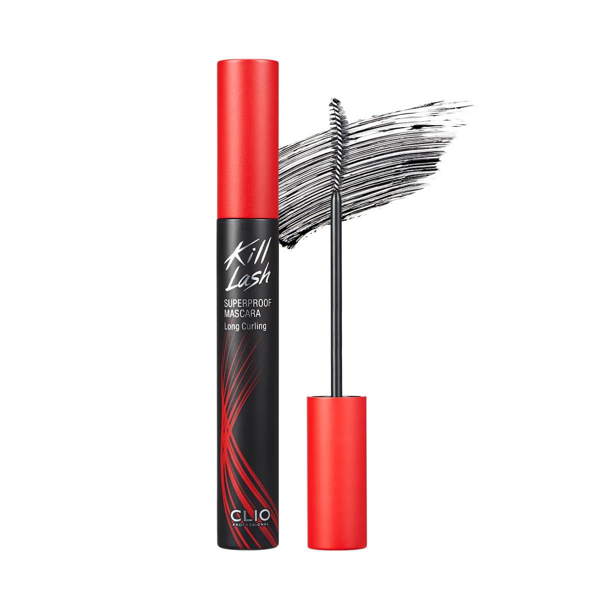Clio Kill Lash Superproof Mascara - Long Curling for Longer Lashes - Long-Lasting, Waterproof, Smudgeproof