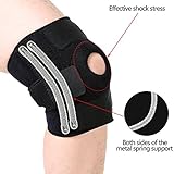 KingMoore Knee Brace Support– Adjustable Size, Black Color