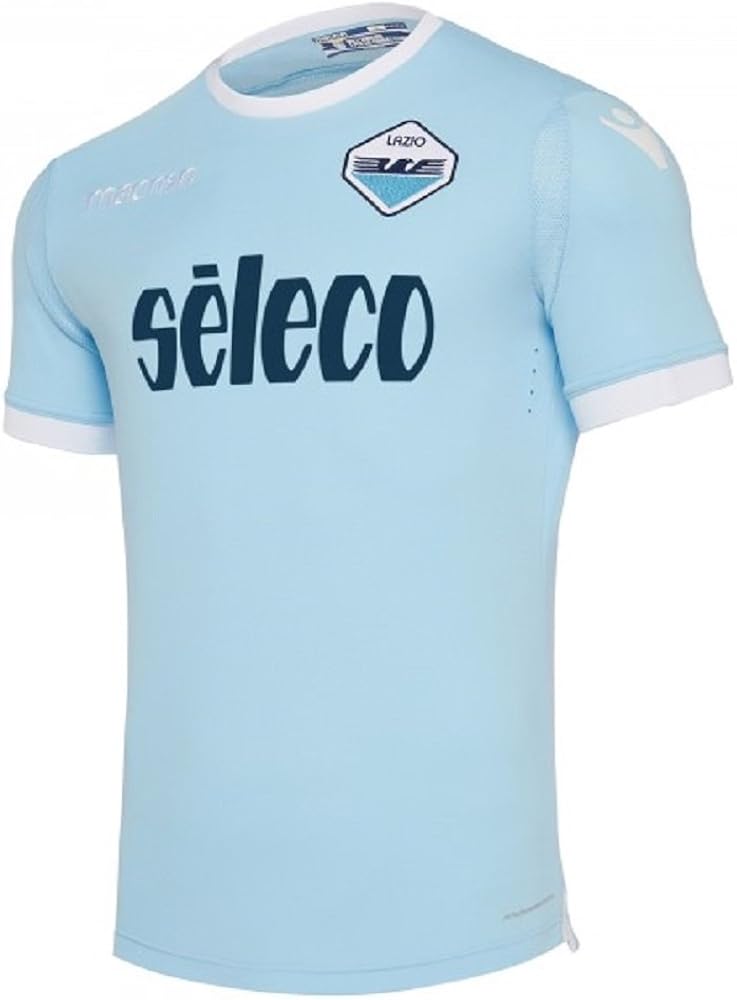 Macron Official Lazio Football Home Shirt 2017 18 Mens Amazon Co Uk Clothing