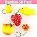 30 Pack Squishies Slow Rising Awesome Squishy Toy Silly Kawaii in Shapes of Food Cake Strawberry Peach Various Sizes No Scent_Random Selected 30 PCs