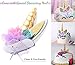 DaisyFormals Unicorn Cake Topper Set with Shiny Gold Unicorn Headband, Unicorn Party Supplies for Birthday Party, Baby Shower, Unicorn Party Decoration with 2 Free Unicorn Balloons