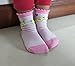 RATIVE Basic Cotton Crew Socks for Unisex Baby Infant Toddler Kids Boys Girls(6-12 Months,12-pairs/black)