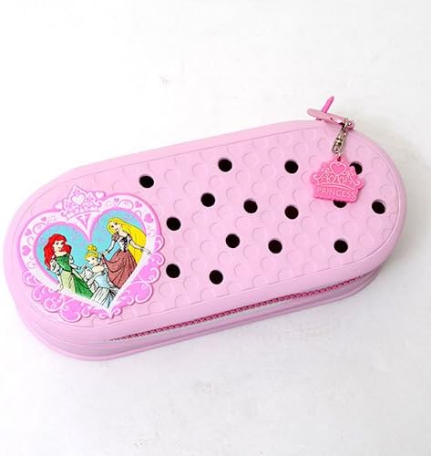 Amazon Co Jp Crocs クロックス ペンシルケース ふでばこ ディズニー プリンセス アナと雪の女王 アナ雪 こども キッズ ディズニープリンセス Crocs Pencilcase 1931 6ic 服 ファッション小物