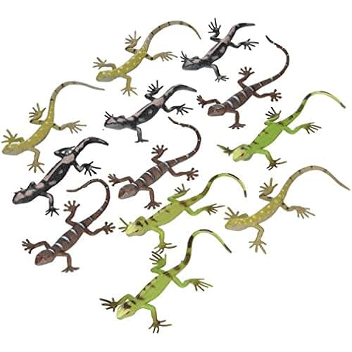 rubber lizards toys