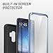 YOUMAKER Galaxy S9+ Plus Case, Rose Gold with Built-in Screen Protector Heavy Duty Protection Shockproof Slim Fit Full Body Case Cover for Samsung Galaxy S9 Plus 6.2 inch - Blue/Black