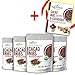 Cacao Nibs Naturally Sweetened with Yacon Syrup - Caffeine-Free Zero Sugar Keto Paleo and Vegan Friendly - Criollo Raw Cocoa Chocolate Nutritional Protein Snack - USDA Organic 8oz by Alovitox (4 Pack)