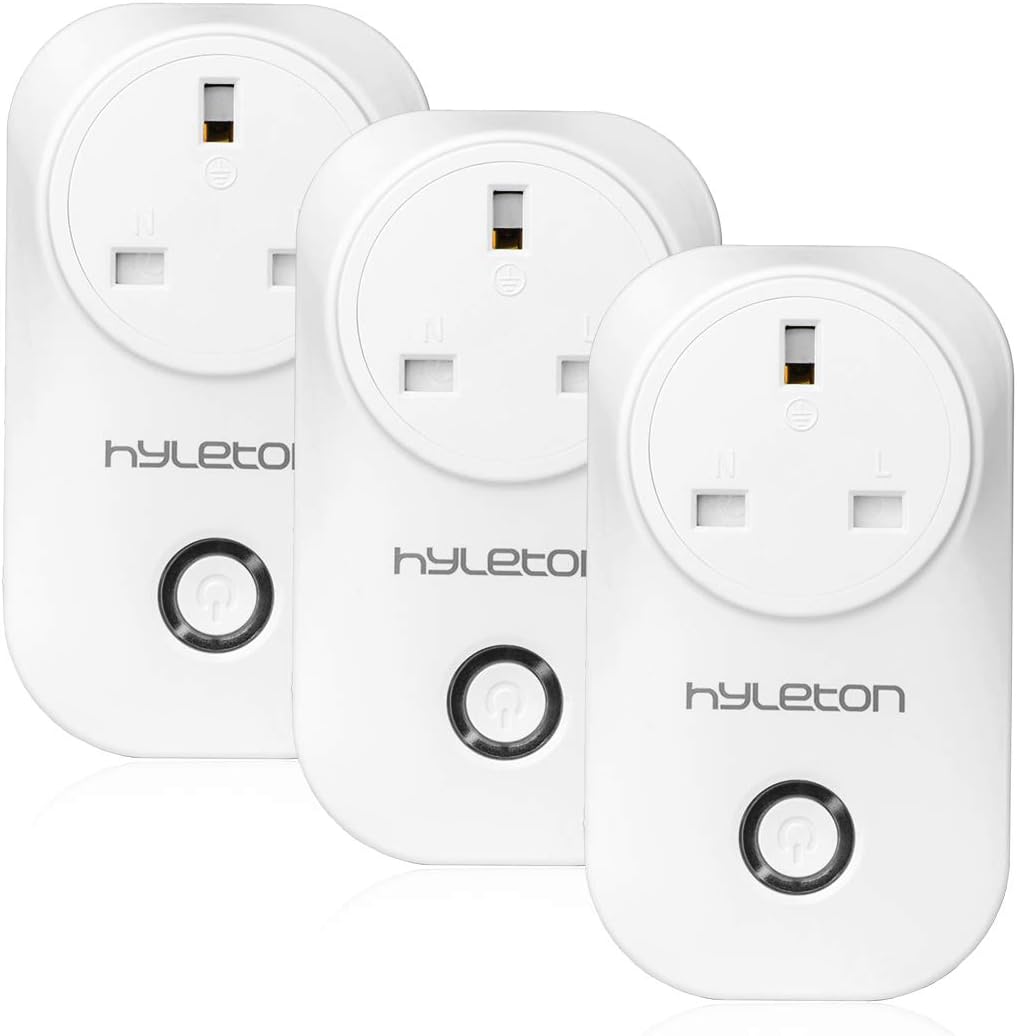 Smart Plugs, Wi-Fi Alexa Plugs Remote Control Your Appliances from Anywhere and Anytime, WiFi Sockets Compatible with Alexa Google Assistant and IFTTT, No Hub Required-hyleton Plug (3PCS)
