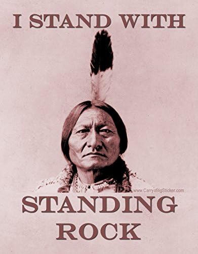 I Stand With Standing Rock Bumper Sticker (Poster Style)