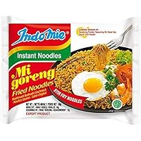Indomie Mi Goreng Instant Stir Fry Noodles, Halal Certified, Original Flavor (Pack of 30)