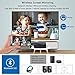 Native 1080p Full HD Projector, WiFi Projector, Bluetooth Projector, FANGOR 6500 Lumens/250 Display/ Contrast 8000: 1 Full HD Theater Projector with Wireless Mirror to iPhone/Ipad/Android Phonesthumb 2