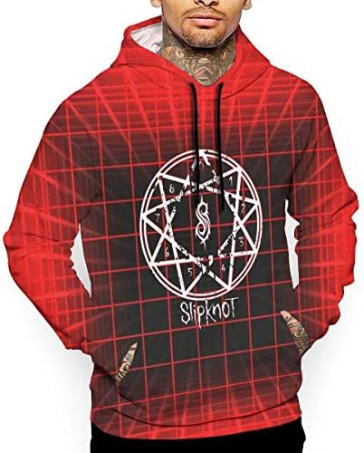 Slipknot Logo Men's Girl's 3D Print Hooded Sweatshirts with Kangaroo Pocket Fleece Hoody