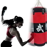 YLLLDDD 70Cm Sandbag Empty Training Fitness MMA Boxing Bag Hook Hanging Kick Fight Bag Sand Punch Punching Bag Sandbag