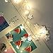 100 Pcs Snowflake Buttons Christmas Wooden 18mm White Buttons for Knitting Sewing DIY Scrapbook Crafts Xmas Decoration