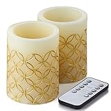 Flameless Candles,Flickering flameless Candles with Battery Operated 4
