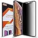 Uxinuo Compatible with iPhone X Privacy Screen Protector Anti Spy Privacy Screen Tempered Glass Screen Protector for iPhone Xs 2018 and X 2017(Premium/Bubble Free/Anti Scratch)
