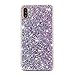 Jewby iPhone X Case, Soft Bling Glitter Case, Luxury Sparkle Bling Glitter Flexible Soft Case for iPhone X with a Free Screen Protector (Silver)