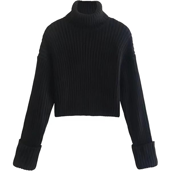 トップス Summer High Neck Knitted Pullover Pullovers Sweaters Long Sleeves Knit Turtleneck Slim Fit Solid