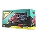Prextex 21'' Car Carrier Toy Truck with 6 Toy Cars and Accessories - Detachable Toy Vehicle Transporter for Boys and Toddlers