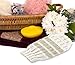 Bath Mitt Set of 3 for Body & Face | Natural Cotton Fibers for Gently Exfoliating Skin | Regenerate Smooth Clean Skin Improve Circulation