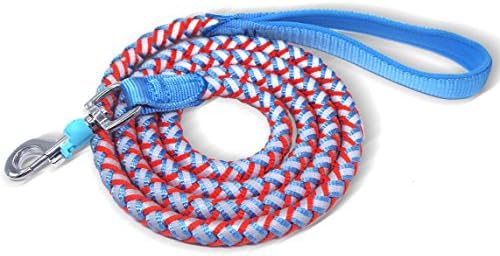 YOGADOG Refelctive Rope Dog Leash with Padded Handle and Lock Hook(6ft)
