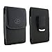 Vertical Leather Case Cover Holster with Swivel Belt Clip FOR HP Elite x3* Fits phone w/ DUAL Thick Layer Case on it *
