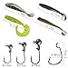 Alabama Rig Umbrella Kit with for Salwater Stripers Bass Fishing Lure Swim Bait 55pcs