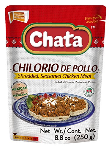 Chilorio Shredded Seasoned Meat 3 Pack 8.8oz Easy Open Pouch/Ready to Eat (Sampler Chilorio, 3 Pack)