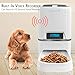 SereneLife Automatic Pet Feeder - Electronic Digital Dry Food Storage Meal Dispenser with Built-in Microphone, Voice Recorder, and Timer Programmable to Feed Cat and Dog and Small Animals SLAPF18