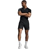 2XU Men's Core Compression T-Shirt - Enhance Performance and Recovery - Black/Silver