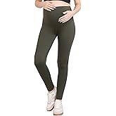 Motherhood Maternity Womens Over The Belly Workout Activewear Pregnancy Leggings