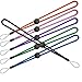 YOUOWO 6 Pack 6 Colours Nylon Wrist Lanyard Adjustable Length,For Flashlight Wallet USB Flash Drive Hand Strap Cell Phone Charms Key ID Card Badge Holder