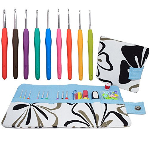 Crochet hook set - ergonomic handles for extreme comfor…