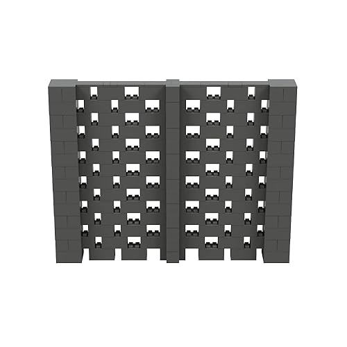 EverBlock 9' x 7' Open Stagger Wall Kit Modular Building Blocks