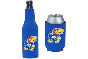 KOLDER College Team Color Logo Can & Bottle Holder Insulator Beverage Cooler Set