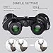 Binoculars for Adults Bird Watching, The E-Shine 10x50 High-Powered Surveillance Binocular HD Binoculars Compact for Easy Focus for Travelling, Hunting, Sports, Concert