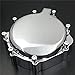 XKMT-Custom aluminium stator cover Compatible With 2001-2003 Suzuki GSXR 600 2000-2003 GSXR750 Chromed [B00YYS8AB0]