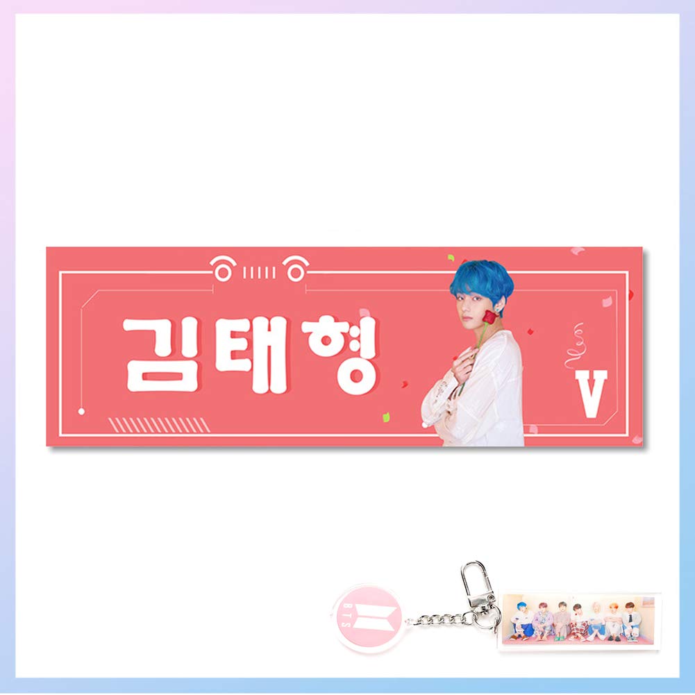 Mua Kpop Bts防弾少年団バナー Bts防弾少年団カラースローガンキーホルダーコンサートアクセサリー付き不織布バナー C Tren Amazon Nhật Chinh Hang 21 Fado