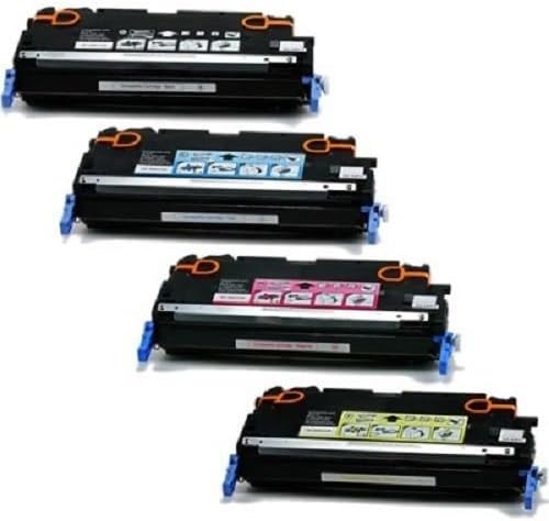 HO Sup ©Replacement for HP 503A Q6470A, Q7581A, Q7582A, Q7583A Black Cyan Magenta Yellow Toner Set for HP Color LaserJet 3800, 3800DN, 3800DTN, 3800N, CP3505DN, 3505N, 3505X Printers. (SET)